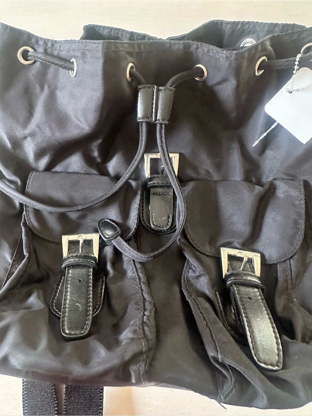 Prada Black Nylon Backpack - Picture 7 of 9